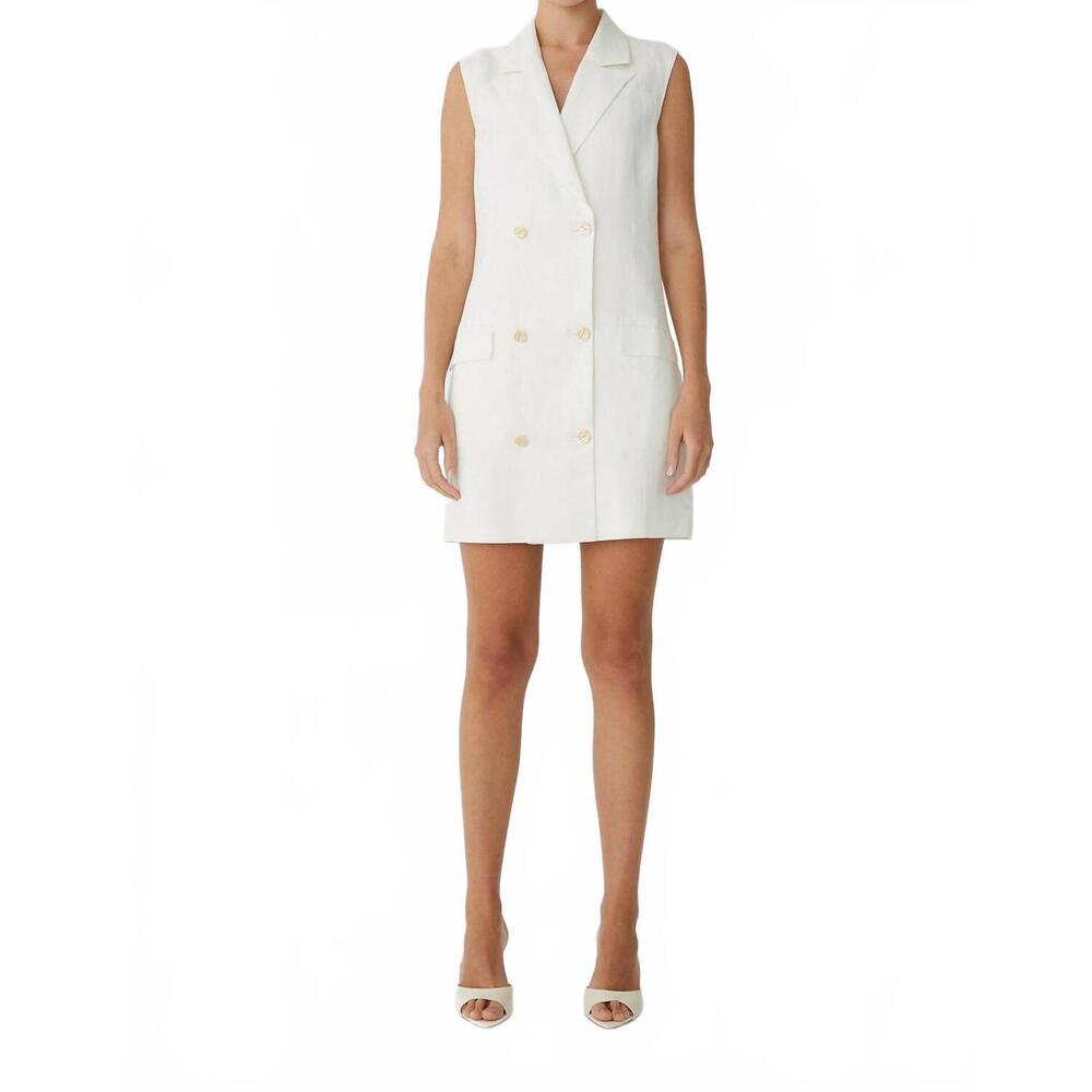 NEW JS71 parker dress in off white